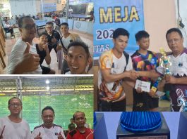 Baru Seumur Jagung, PTMSI Kota Salak Juara Di Labuhan Batu