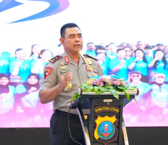Kapolda Sumut Lepas Kontingen Kemala Run 2026 ke Bali, Tekankan Sportivitas dan Soliditas Keluarga Besar Polri