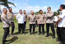 Wakapolda Sumut Brigjen Pol Sonny Irawan, S.I.K., M.H Cek Kesiapan Polres Paluta