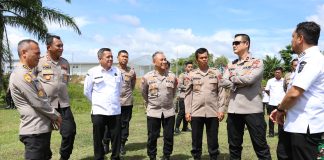 Wakapolda Sumut Brigjen Pol Sonny Irawan, S.I.K., M.H Cek Kesiapan Polres Paluta