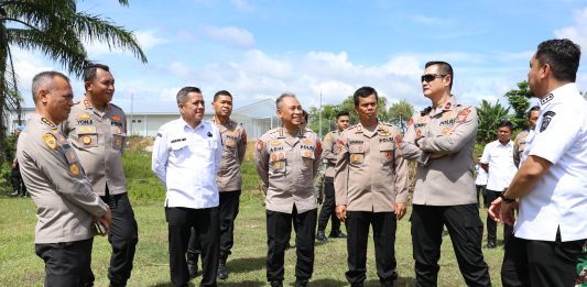 Wakapolda Sumut Brigjen Pol Sonny Irawan, S.I.K., M.H Cek Kesiapan Polres Paluta