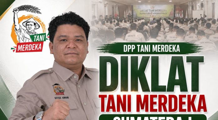 Don Muzakir: Diklat Tani Merdeka Sumatera I Siapkan Kader Penggerak Swasembada Pangan dan Dukung Program MBG