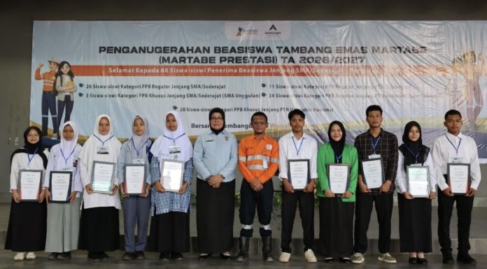 Sembilan Tahun Tak Putus, Agincourt Resources Salurkan Rp5,29 Miliar Beasiswa Martabe Prestasi 2026