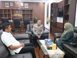 Kapolres Tapsel Terima Audiensi Ketua Pengadilan Negeri Padangsidimpuan : membahas penguatan komunikasi dan koordinasi antarlembaga
