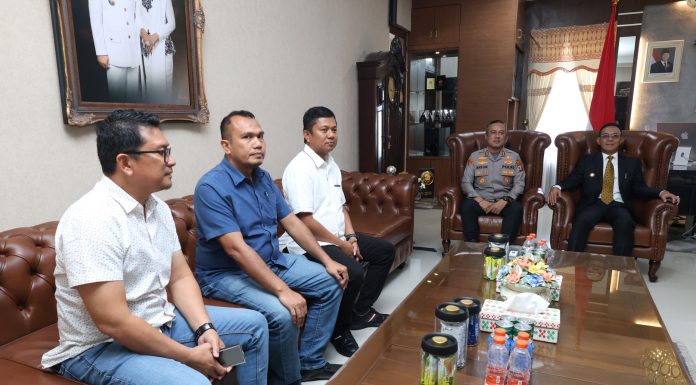 AKBP Anton Santoso, S.I.K., M.M Awali Tugas Dengan Komunikasi Dengan Pemkab Tapsel