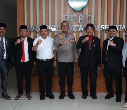 Kapolres Tapanuli Selatan, AKBP Anton Santoso, S.I.K., M.M Temui Pimpinan DPRD Tapsel