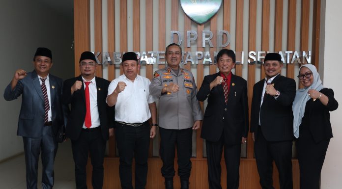 Kapolres Tapanuli Selatan, AKBP Anton Santoso, S.I.K., M.M Temui Pimpinan DPRD Tapsel