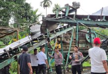 Polres Padang Lawas Utara Cek Lokasi Galian C dan Stone Crusher Diduga Belum Berizin