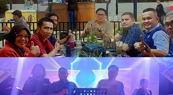 Kompak Lewat Tembang dan Aksi Panggung, Simbol Kekompakan Pengurus JMSI Sumut dan Tabagsel