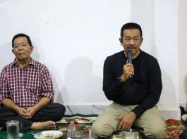 Bupati Saipullah dan Dahlan Hasan Silaturahmi dengan Warga Natal